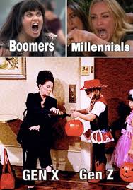 The gen z roast of millennials began, as most gen z trends do, on tiktok. Baby Boomers Millennials Gen Z Meme