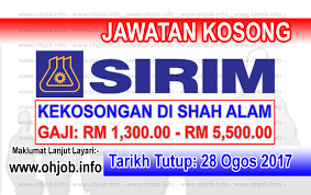 A dibawa c bawakan b bawalah d membawa. Jawatan Kosong Sirim Berhad 28 Ogos 2017 Jawatan Kosong Kerajaan Swasta Terkini Malaysia 2021 2022