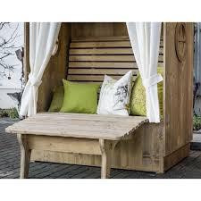 alpenkorb mit sitzbank bayrische almhutte als strandkorb gartenmobel mobelstuck mobel