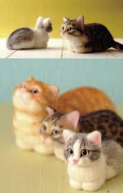 Needle Felt Realisticcats Japanese Craft Book Instand Download Etsy Felt Animals Needle Felted Animals Needle Felting