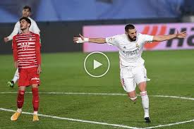 Real madrid have somehow managed to stay in the title race, despite having 60 injuries this season, and the french coach wants his team to keep fighting until the end. Video Real Madrid Vs Granada 2 0 All Goals Extended Highlights