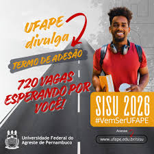 🎓 Sisu 2026 | Univasf A Univasf divulgou o Termo de Adesão ao Sisu 2026!  Serão 1.750 vagas em 33 cursos de graduação presencial, distribuídos nos  sete campi da Universidade em Pernambuco,