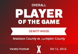 Dewitt Wood's Madison County High School Career Home