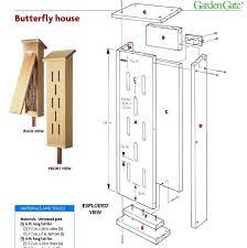 Butterfly house plans can be hard to find, but here's one we like on how to make a butterfly slots in the butterfly houses keep birds out while giving butterflies protection from the wind and weather. Diy Butterfly House Plans Butterfly House Bird House Plans Free Bird House Plans