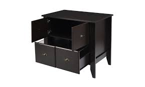 Tv stands & entertainment centers : Multi Function Lateral File Cabinet Tv Stand Storage Retro Furniture W 2 Drawers Groupon