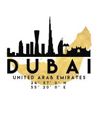 Check spelling or type a new query. Dubai Uae Silhouette City Skyline Map Art Digital Art By Emiliano Deificus