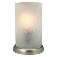 Amazon Com Uplight Lamp With Crackle Glass Shade Home Improvement Crackle Glass Lamp Touch Lamp