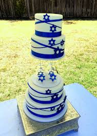 Jewish Wedding Cake Royal Blue And White Jewish Wedding Wedding Cakes Cake