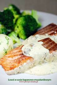 Lachs In Kapern Senf Sauce Food Fish Recipes Recipes