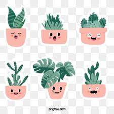 Cartoon Hand Drawn Cute Expression Monstera Plant Potted Sticker Home Pot Houseplant Green Plants Png Transparent Clipart Image And Psd File For Free Downloa Monstera Plant Plant Cartoon Green Plants