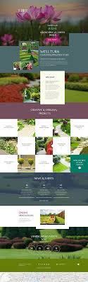 Template 53838 Iq Garden Responsive Landing Page Template Web Design Software Creative Web Design Web Design