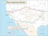 Pony Express Route