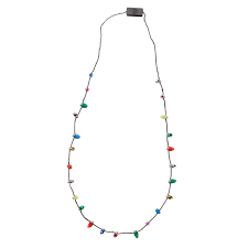 Christmas Light Bulb Necklace Holidays Fun Miles Kimball