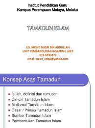 Maybe you would like to learn more about one of these? Tamadun Islam Us Mohd Nasri