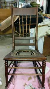 How To Replace A Leather Seat In An Antique Chair Rocking Chair Makeover Antique Rocking Chairs Old Rocking Chairs