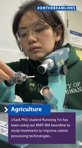 #OnTheBeamlines: As the lead producer of canola in Canada, Saskatchewan  produced over 9.7 million metric tonnes of seeds in 2023, mostly for canola  oil and livestock feed. But what if there is a way ...