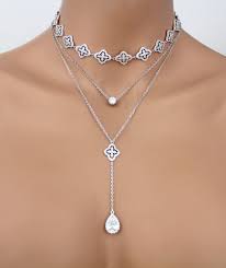 Layered Choker Necklace Set Dainty Jewelry Necklace Dainty Jewelry Layered Necklace Set
