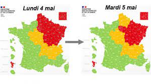 De nombreuses cartes de france avaient déjà fuitées sur la toile, cyril hanouna avait d'ailleurs été accusé de désinformation en publiant, par. Carte De Deconfinement Le Nord Et Le Pas De Calais En Orange
