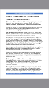 Tahun 2019 sudah pun melabuhkan tirainya. Contoh Soalan Psikometrik Spa 2019