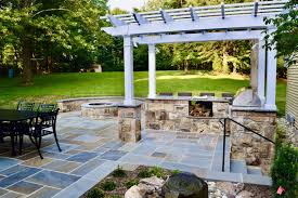 Paver Patio Installation with Patio Slabs - Lazo Landscaping