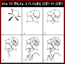 Isi kandungan lukis segitiga bulat di satu sisi bulatan. 14 Cara Lukis Bunga Ideas Drawing Tutorial Drawing Lessons Easy Drawings