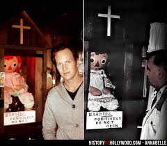 The real annabelle doll (right) was actually a raggedy ann doll, not the porcelain doll shown in the annabelle movie (left). Real Annabelle Doll Annabelle Movie True Story Annabelle Higgins