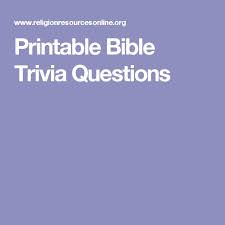 Click on the image of the trivia that best fits your audience and occasion, then download and print. Printable Bible Trivia Questions Bible Facts Bible Quiz Questions Trivia Questions And Answers