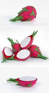 Toy Dragon Fruit Pitaya Pitahaya Toys For Baby Girl Toys For Etsy Felt Toys Dragon Toys Dragon Fruit