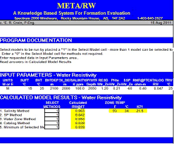 Crains Petrophysical Handbook Water Resistivity Salinity