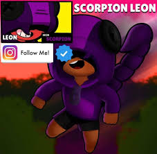 For a good idea of which brawlers to pick for each mode. New Skin Idea Scorpion Leon Scorpion Leon Bounty Showdown Brawlstars Brawl Follow Scorpionleon Brawl Star Wallpaper Fan Art