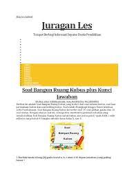 Check spelling or type a new query. Contoh Soal Soal Mtk Kelas 6 Juragan Les