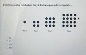 Maybe you would like to learn more about one of these? Perhatikan Gambar Pola Berikut Banyak Lingkaran Pada Pola Ke 8 Adalah Pola 1polapola Brainly Co Id