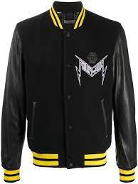 Philipp Plein Evil Smile Bomber Jacket Farfetch In 2021 Bomber Jacket Mens Outdoor Jackets Black Bomber Jacket