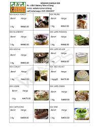 Pembayaran cakes secret recipe boleh menggunakan credit card yang dikeluarkan di malaysia dan singapore. Senarai Harga Kek Kami Sebagai A A Bakery Meru Klang Facebook