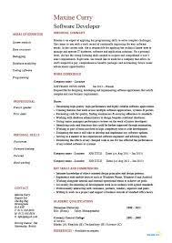 Software Developer Resume Exxample Sample Application Development Writing Code Cover Letters