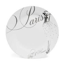 Porcelain Dessert Plate In White D 20cm Paris Modeuse Maisons Du Monde Plates Dessert Plate White Porcelain
