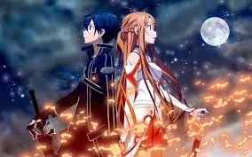 Asuna is one of the acting leaders of the infamous knights of the blood oath back in aincrad. Kirito And Asuna Hd Wallpapers Sword Art Online Gambar Anime Art