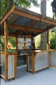 Tin Bbq Prep Station Backyard Backyard Patio Backyard Bar
