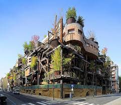 Mega Treehouse Is An Entire Apartment Building Tree House Urban Forest Building