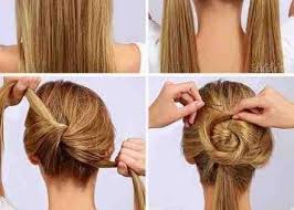 خطوات عمل تسريحة للمناسبات بسيطة وسهلة شعر تسريحات صوره رقم 9 Hair Styles Hair Bun Tutorial Long Hair Styles