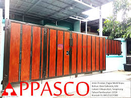 Contoh model pagar serat kayu grc. Pagar Minimalis Modern Kayu Grc Di Cikupa Asri Tangerang Jual Kanopi Tralis