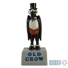 オールドクロウ ストアディスプレイ フィギュア old crow store display figure アメリカのバーボンウイスキーのマスコットキャラクター advertising アドバタイジング アドバタイジング買取 decorative bells personalized items bells