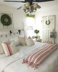 Farmhouse Chic Bedroom With A Touch Of Red French Country Decorating Bedroom Country Bedroom Decor Farmhouse Bedroom Decor