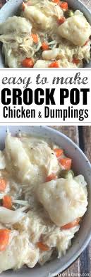 Crock Pot Chicken And Dumplings Recipe Best Crock Pot Chicken Pot Pie Recipe Crockpot Dinner Recipes Pot Recipes