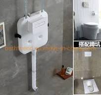 Customize Toilet Tank Color Button Plastic Concealed Cistern Without Iron  Frame Suit for Squatting Pan and Wall Hung Toilet