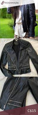 Zara Leather Motto Jacket Zara Leather Zara Leather Jacket Zara