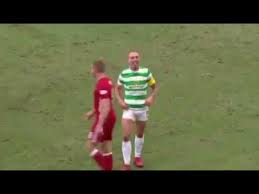 Scott brown leaves cheltenham town and ash taylor exits tranmere rovers after agreeing terms with aberdeen. Scott Brown Vs Aberdeen Amazing Reaction For Hard Foul Youtube