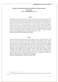 Sebuah keluarga harus memiliki pendirian yang teguh sehingga tidak mudah terpengaruh dengan segala godaan. Http Download Garuda Ristekdikti Go Id Article Php Article 618043 Val 9468 Title Konsep 20keluarga 20sakinah 20dalam 20perspektif 20quraish 20shihab
