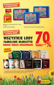 Aktualna gazetka promocyjna sklepów biedronka. Biedronka 22 06 2020 W Tym Tygodniu Maslo Cena 2 99 Zl Lody Marletto Promocja