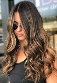 Sunny U Part Half Wig Brown Highlights 4 27 100 Remy Human Hair Straight Ebay Brown Blonde Hair Brown Hair Balayage Brown Hair With Highlights